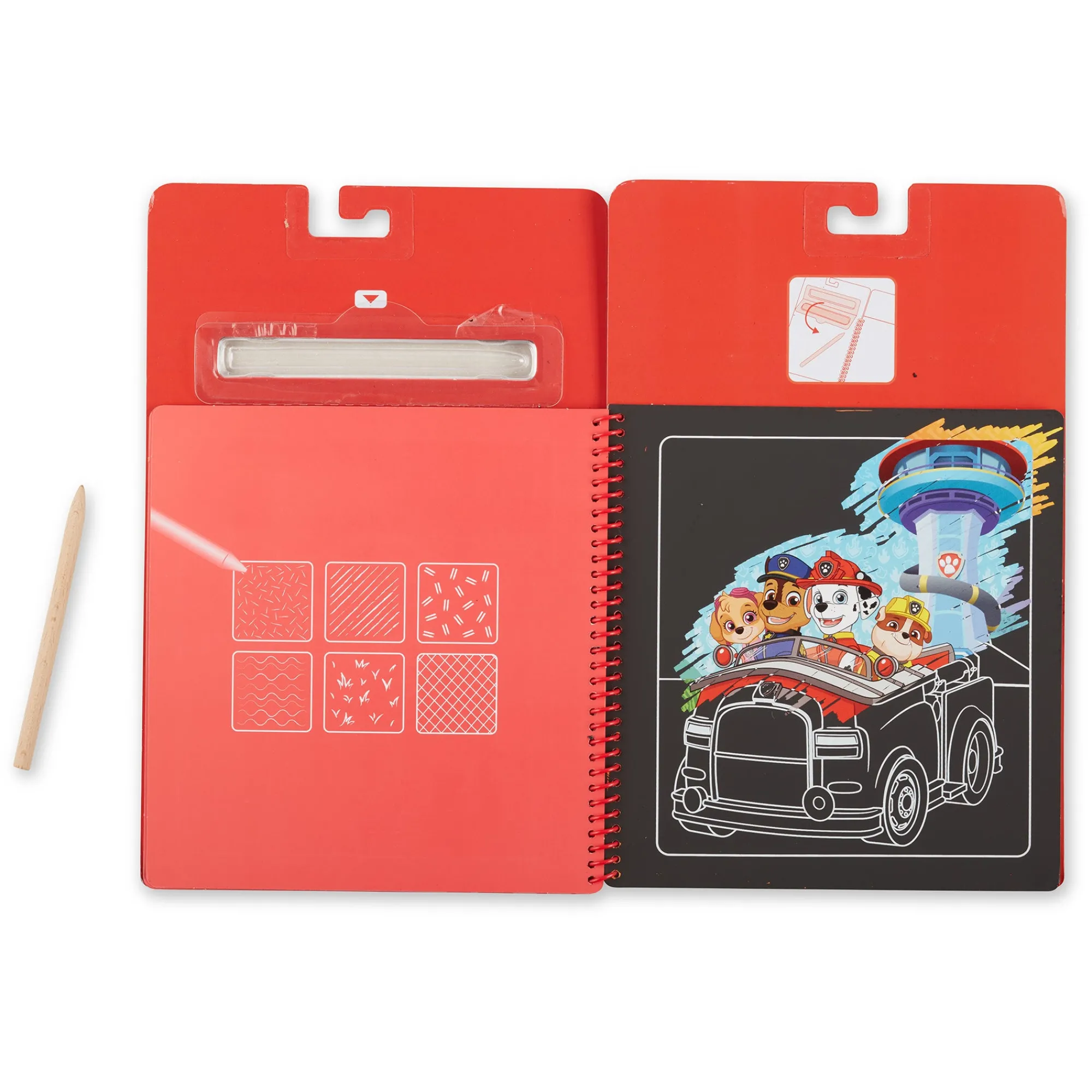 PAW Patrol Scratch Art Pad - Marshall>Melissa & Doug New