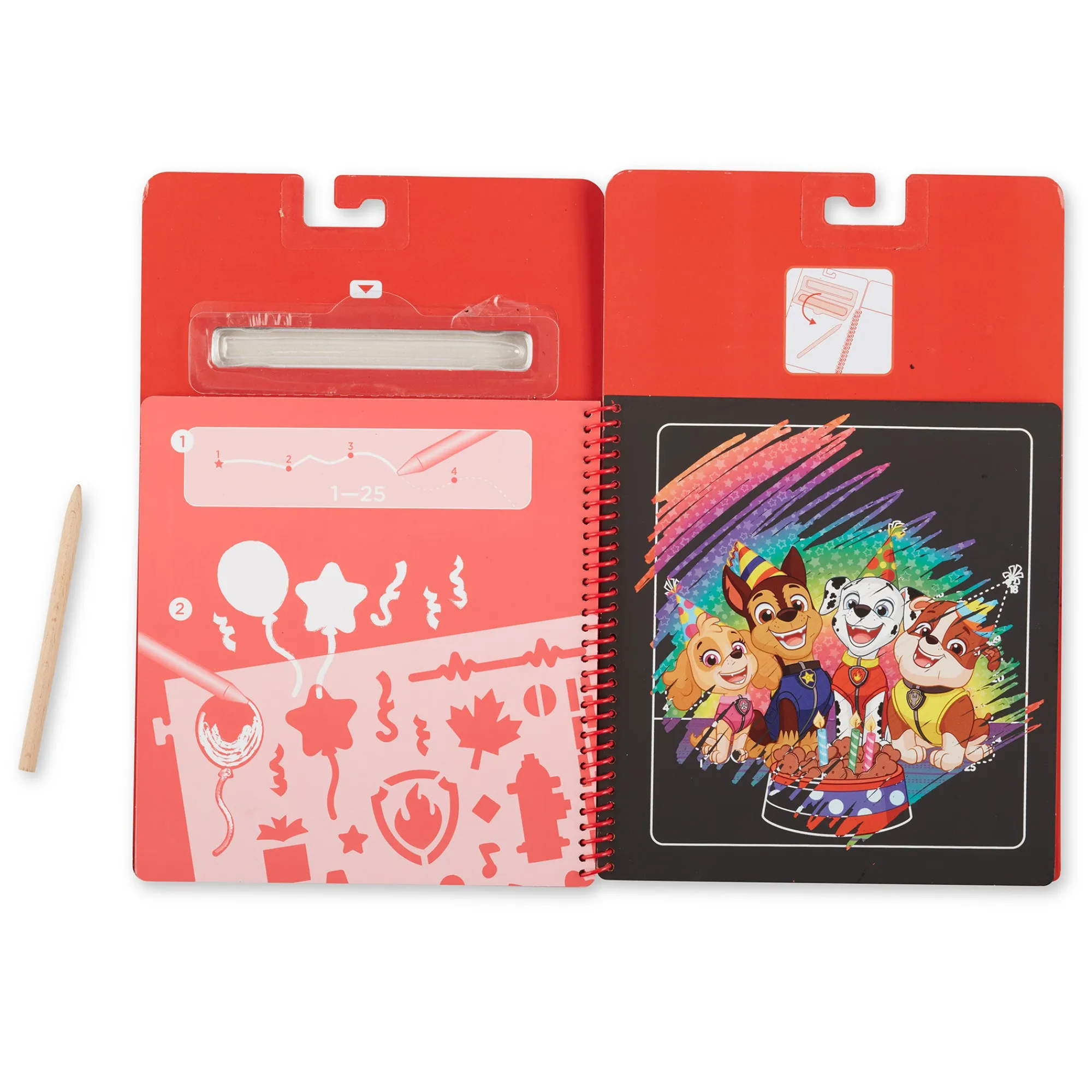 PAW Patrol Scratch Art Pad - Marshall>Melissa & Doug New