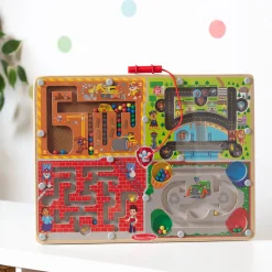 PAW Patrol Wooden 4-in-1 Magnetic Wand Maze Board><noscript><img width=