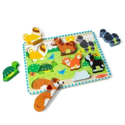 Pets Chunky Puzzle - 8 Pieces>Melissa & Doug Discount