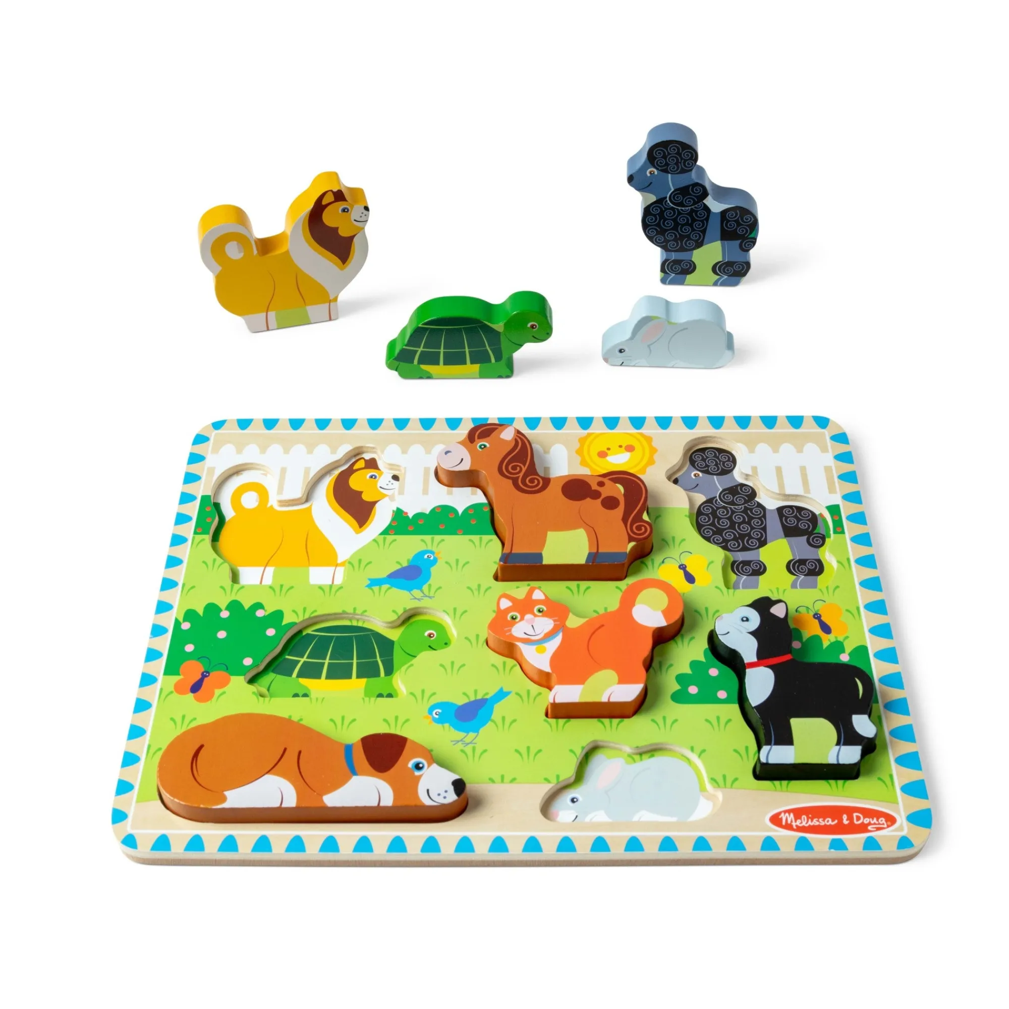 Pets Chunky Puzzle - 8 Pieces>Melissa & Doug Discount