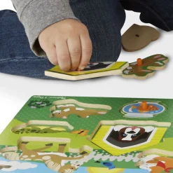 Pets Peg Puzzle - 8 Pieces>Melissa & Doug Online