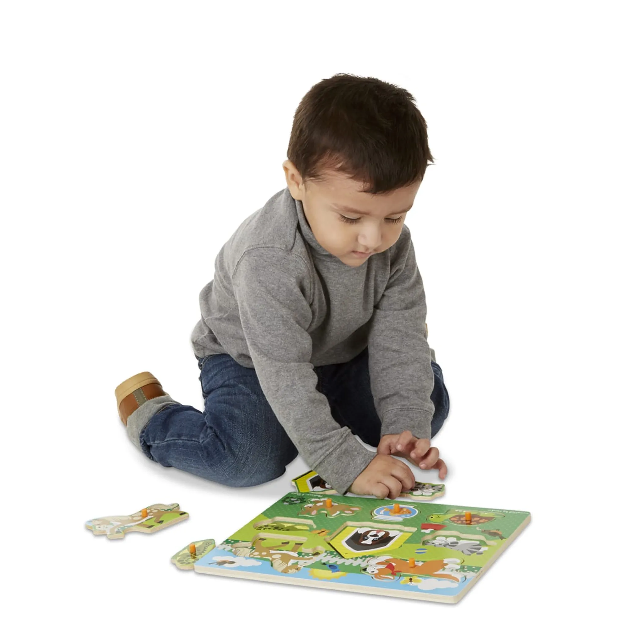 Pets Peg Puzzle - 8 Pieces>Melissa & Doug Online