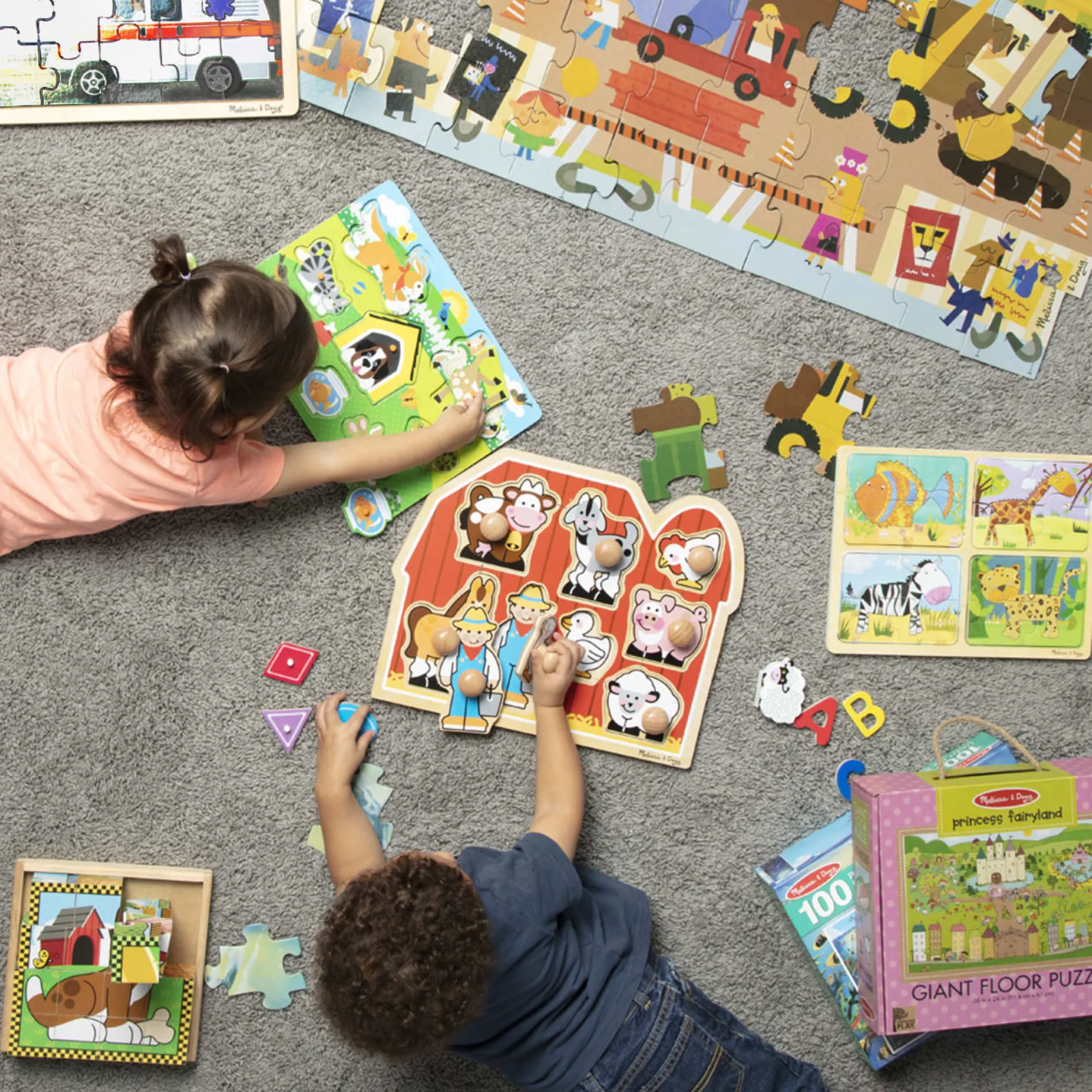 Pets Peg Puzzle - 8 Pieces>Melissa & Doug Online