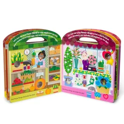 Poke-a-Dot: All Around Our Town Board Book with Handle><noscript><img width=