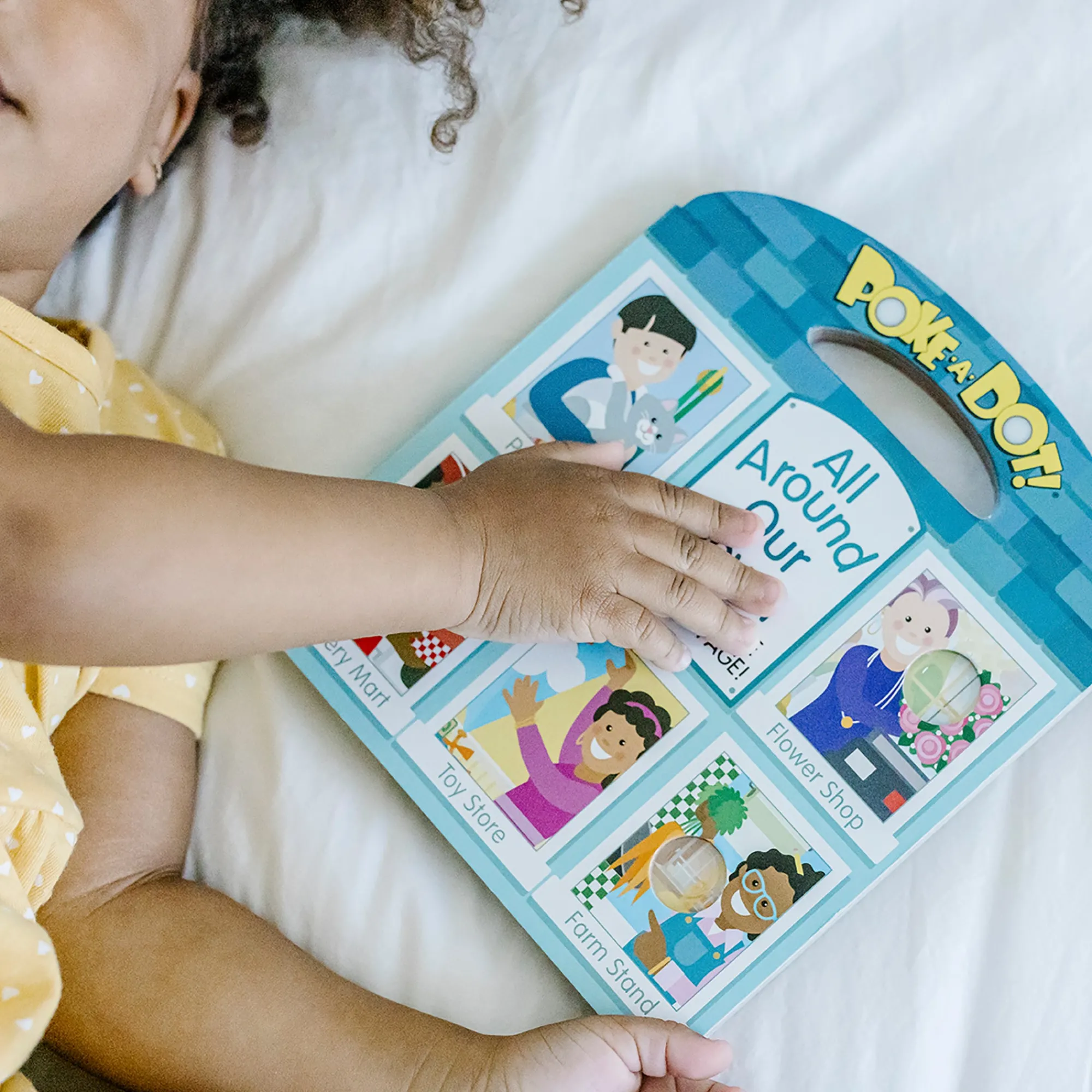 Poke-a-Dot: All Around Our Town Board Book with Handle>Melissa & Doug
