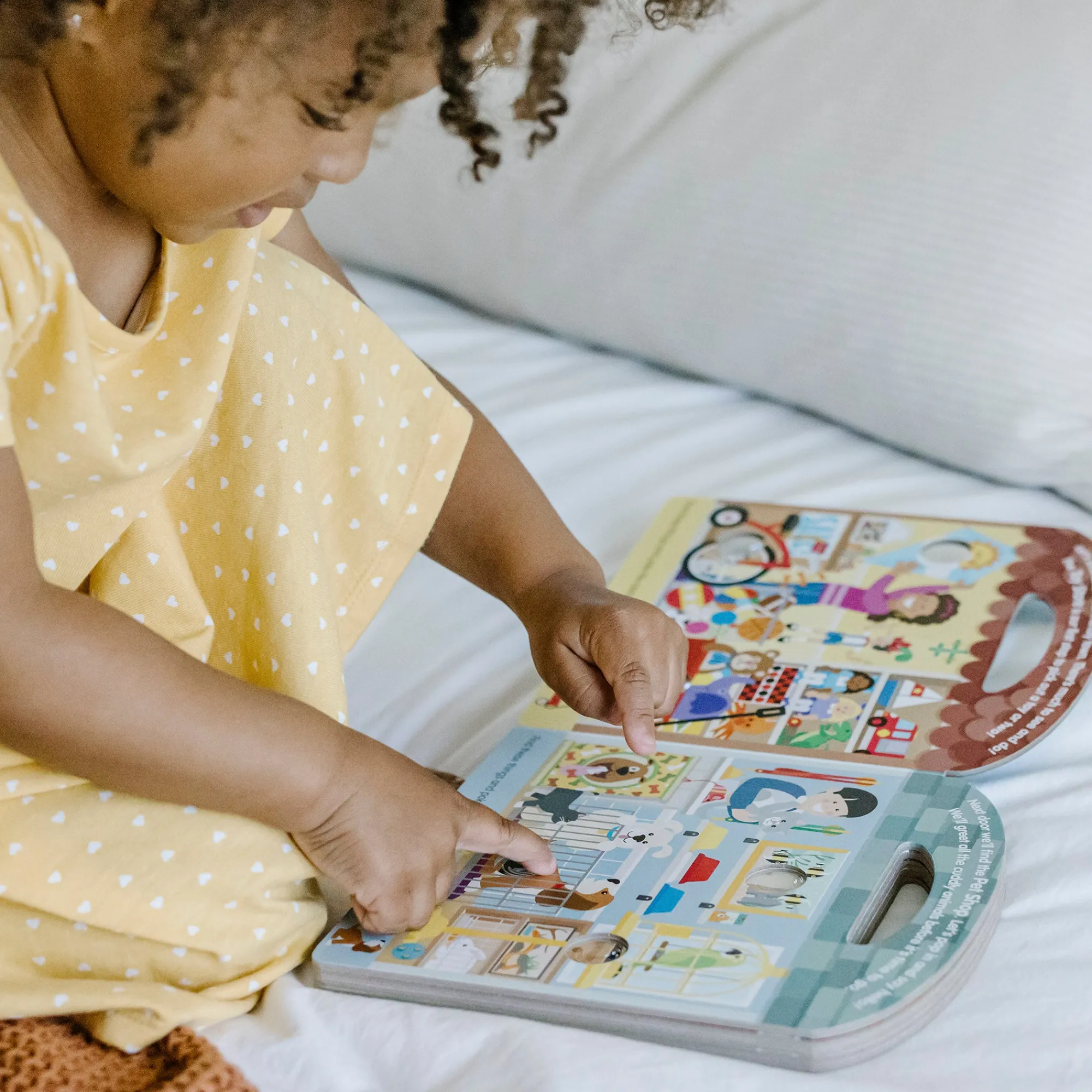 Poke-a-Dot: All Around Our Town Board Book with Handle>Melissa & Doug