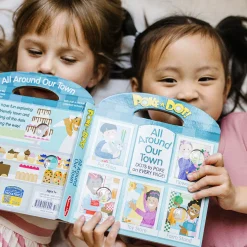 Poke-a-Dot: All Around Our Town Board Book with Handle><noscript><img width=
