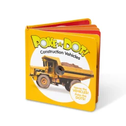 Poke-a-Dot: Construction Vehicles Board Book>Melissa & Doug New