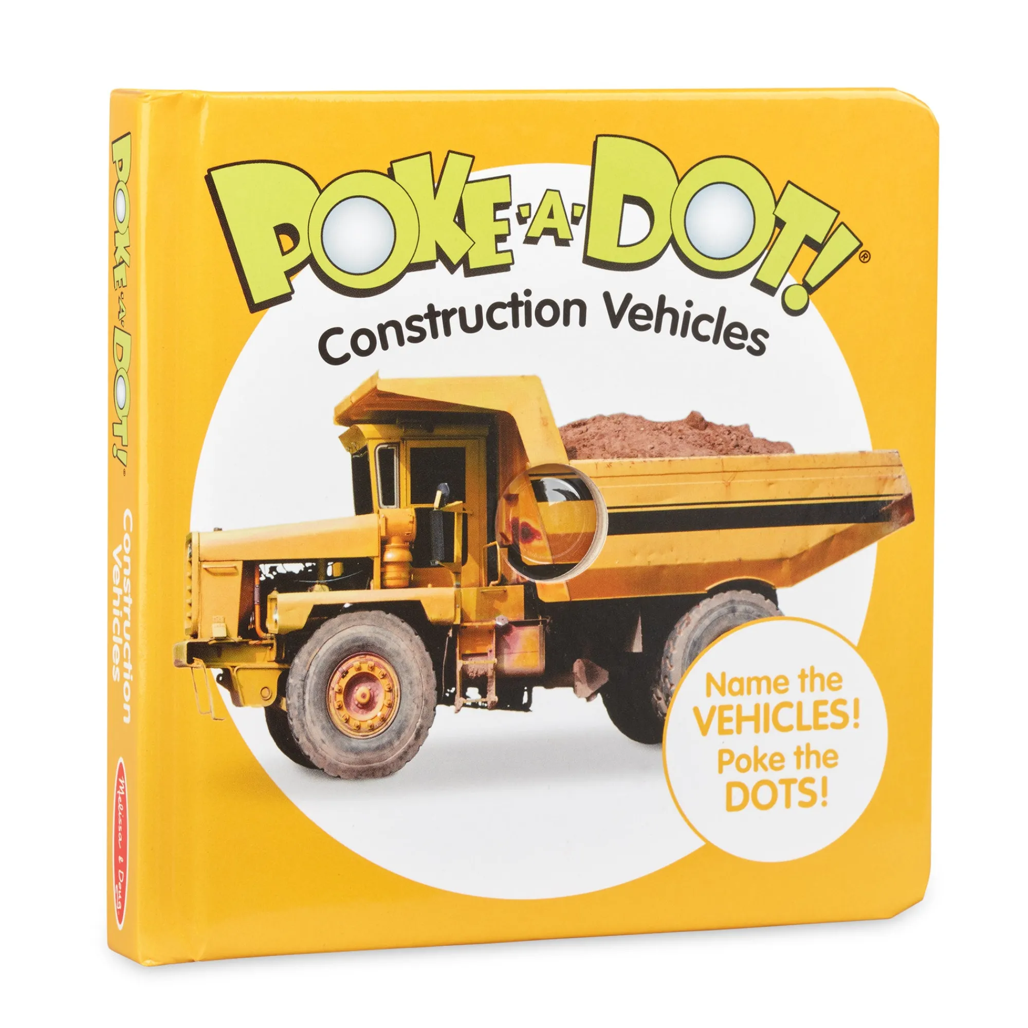 Poke-a-Dot: Construction Vehicles Board Book>Melissa & Doug New
