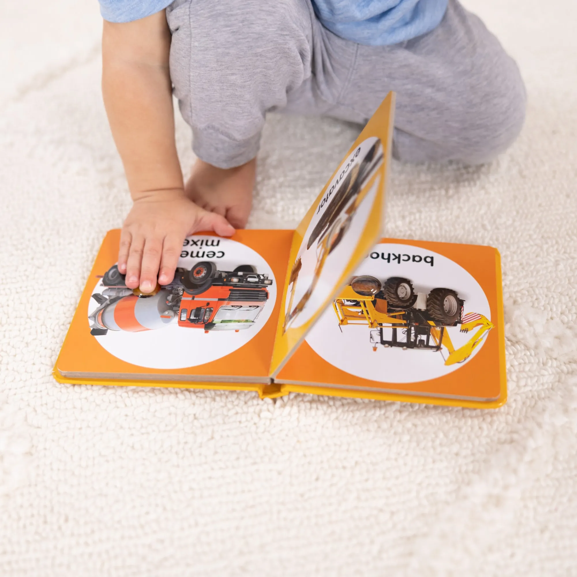 Poke-a-Dot: Construction Vehicles Board Book>Melissa & Doug New