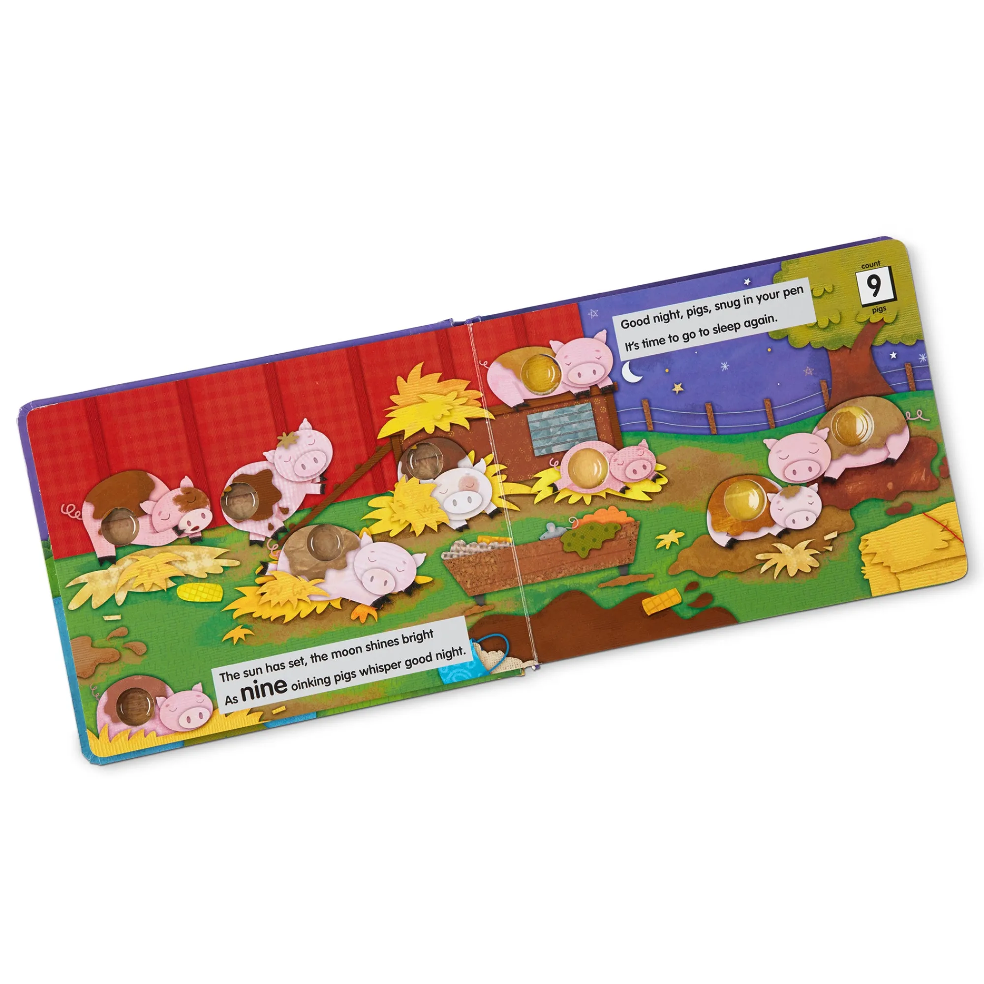 Poke-a-Dot: Good Night, Animals Board Book>Melissa & Doug Best