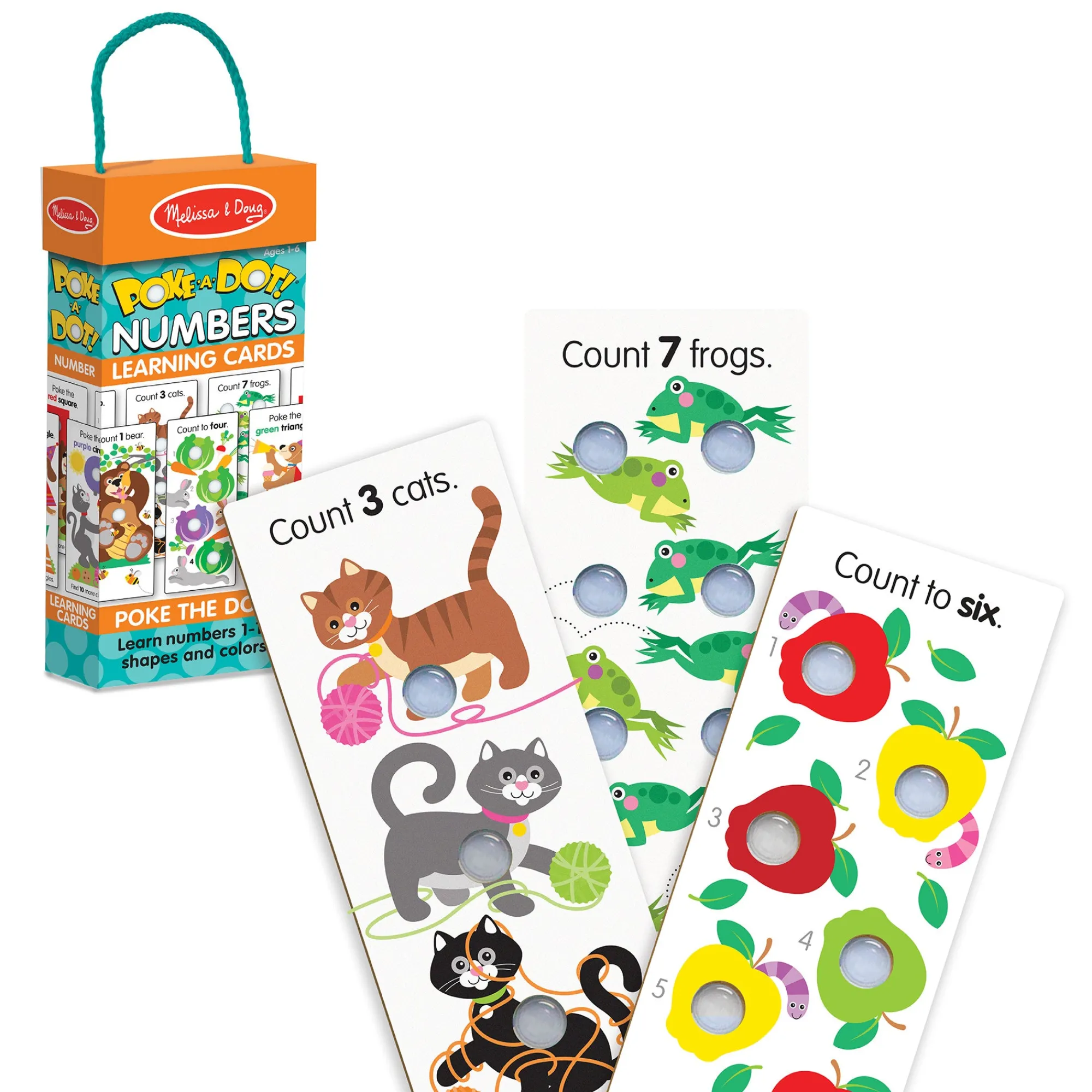 Poke-A-Dot Jumbo Number Learning Cards>Melissa & Doug Online
