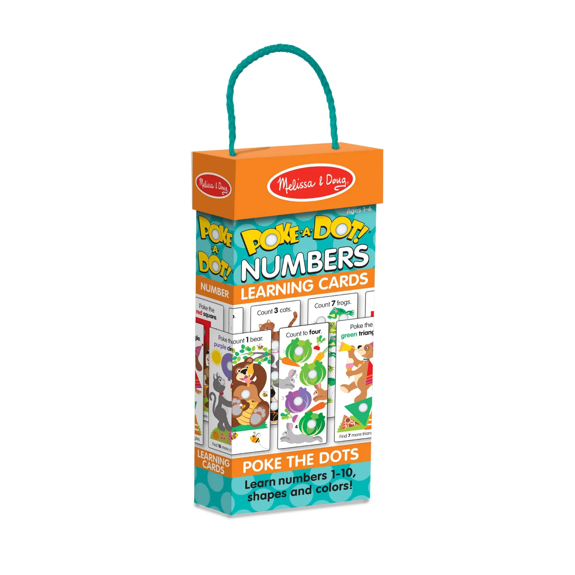 Poke-A-Dot Jumbo Number Learning Cards>Melissa & Doug Online