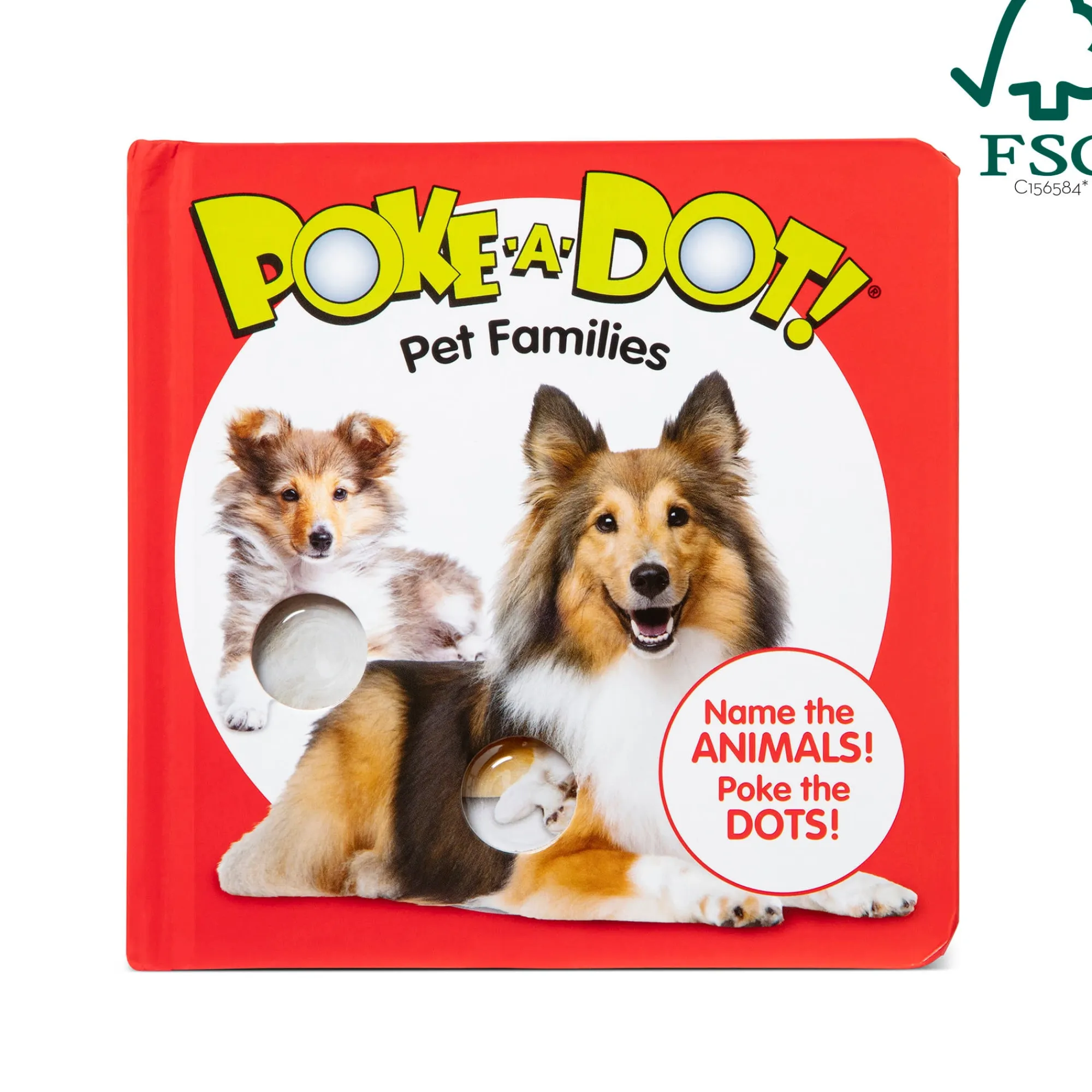 Poke-a-Dot: Pet Families Board Book>Melissa & Doug Clearance