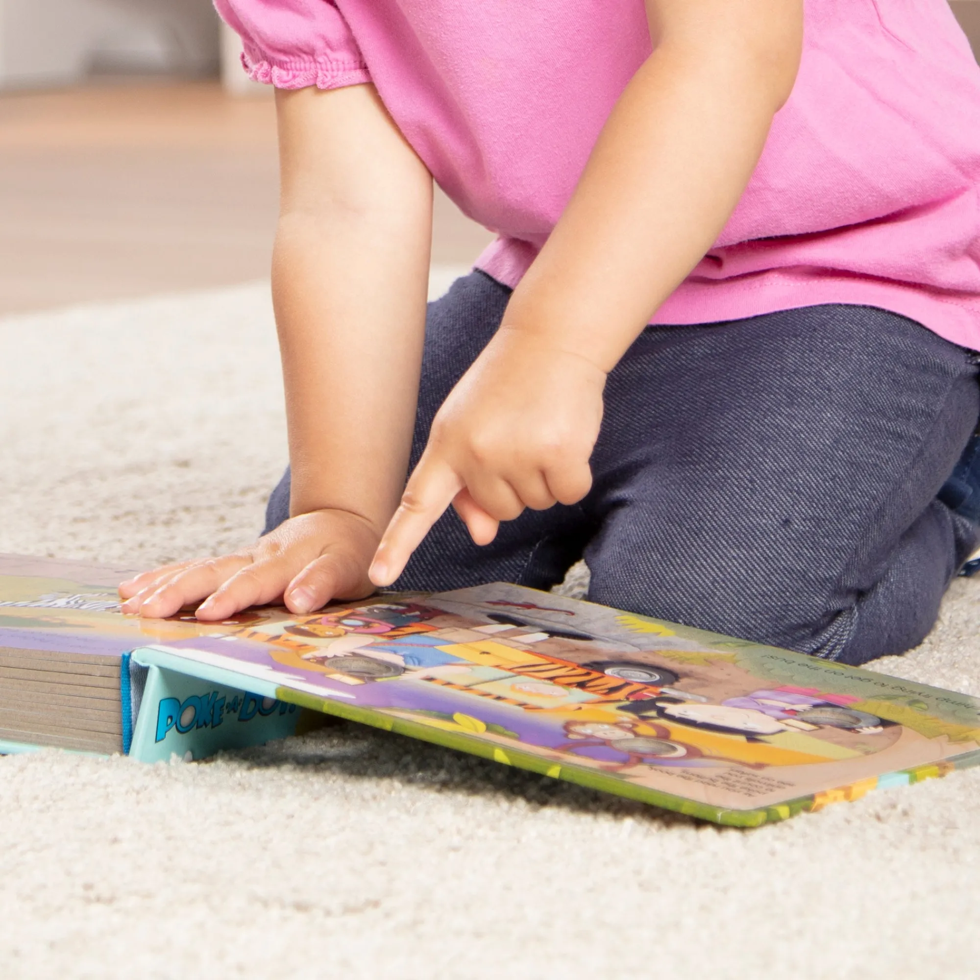 Poke-a-Dot: The Wheels on the Bus Wild Safari Board Book>Melissa & Doug Online