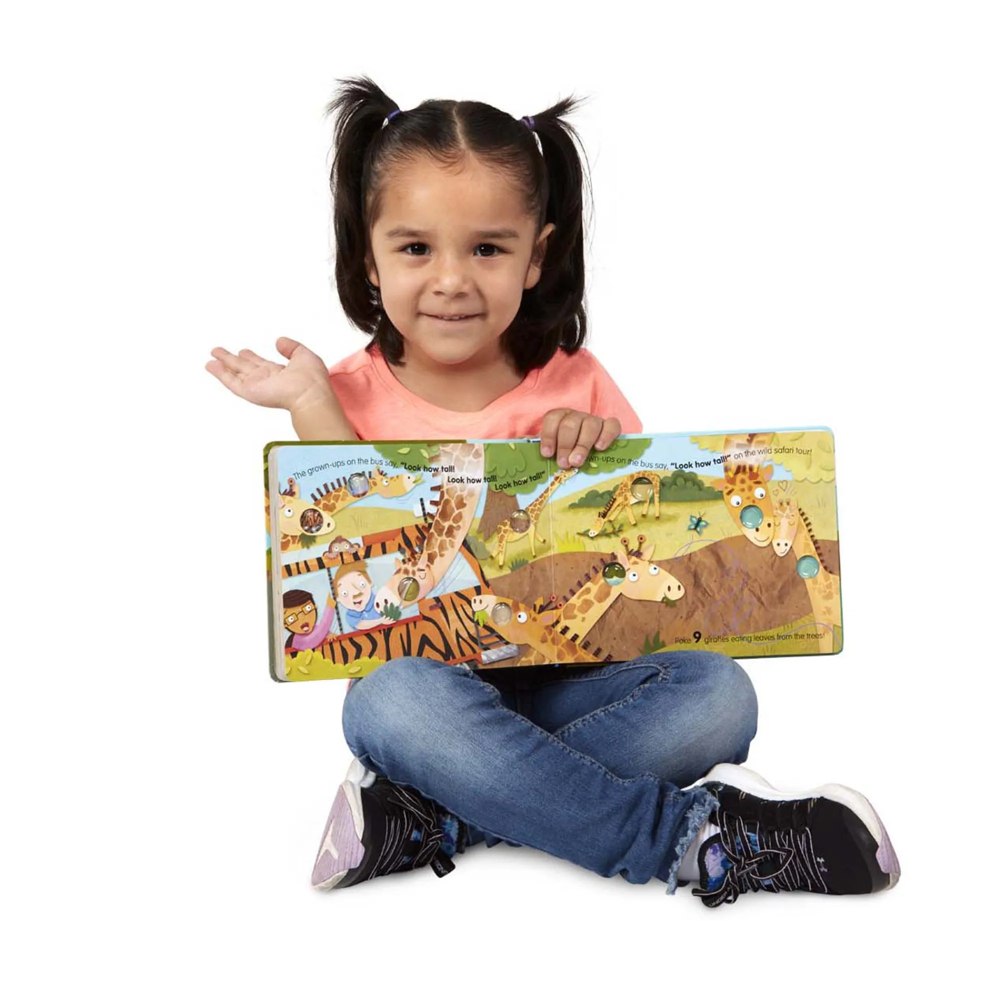 Poke-a-Dot: The Wheels on the Bus Wild Safari Board Book>Melissa & Doug Online