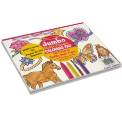 Princess, Fairy, Animals & More Coloring and Sticker Pad Bundle><noscript><img width=