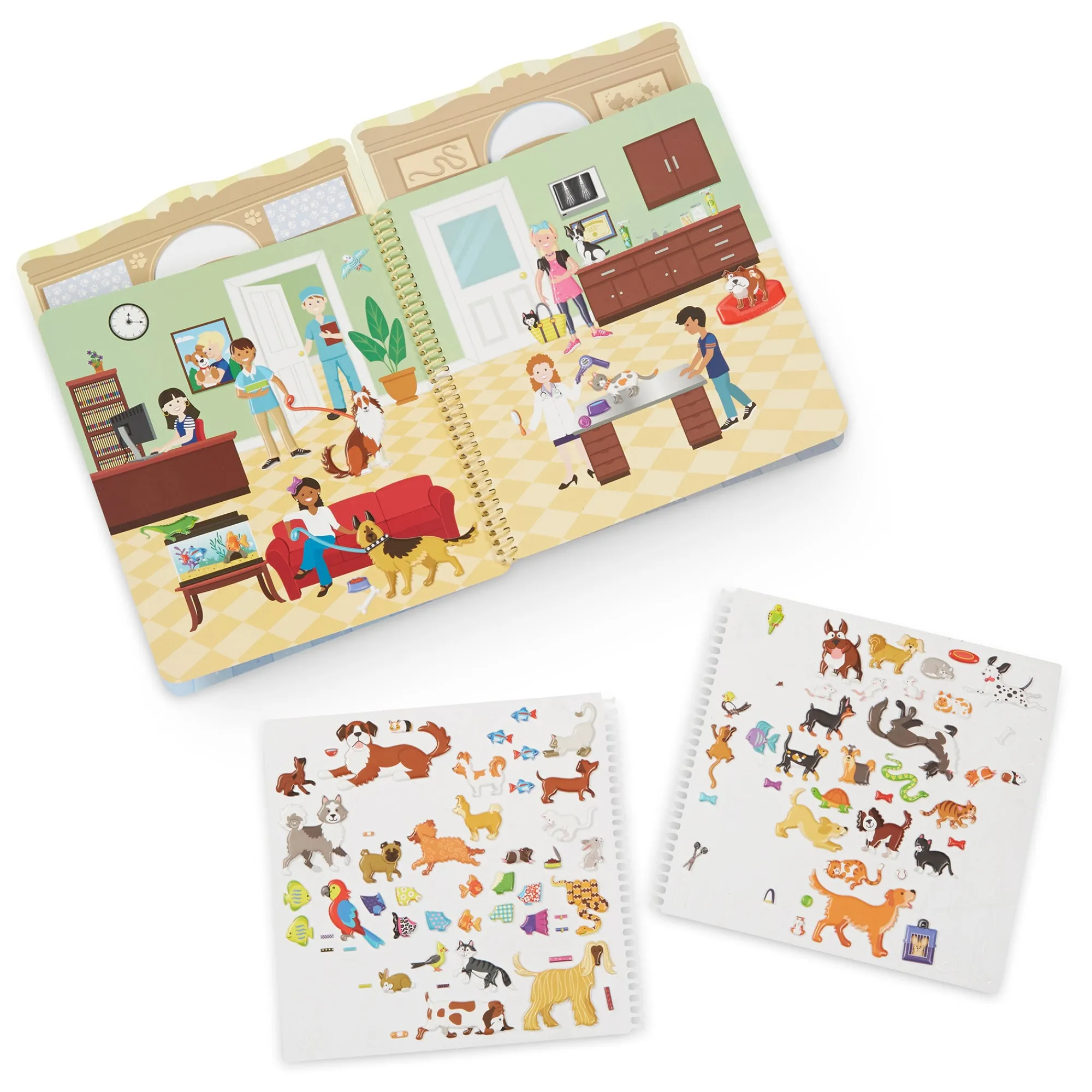 Puffy Sticker Activity Book - Pet Place>Melissa & Doug Best