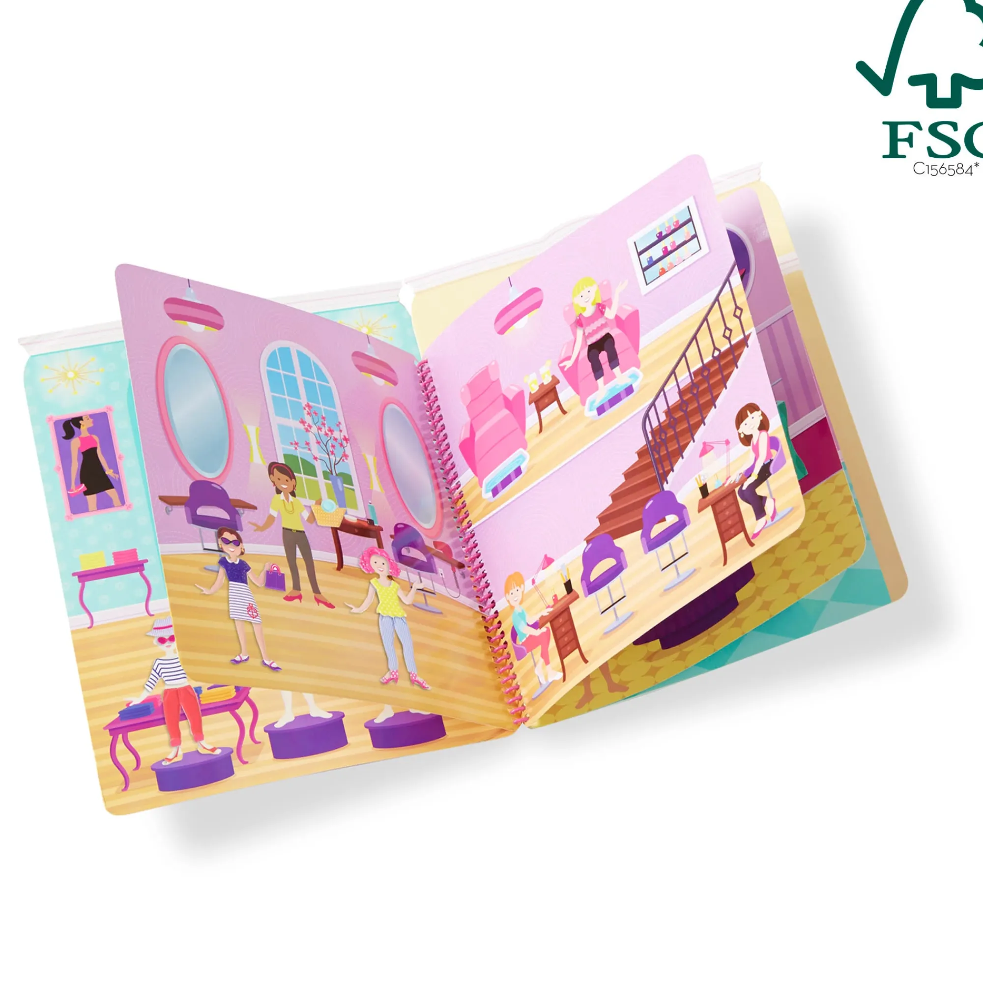 Puffy Sticker Activity Book - Day of Glamour>Melissa & Doug Sale