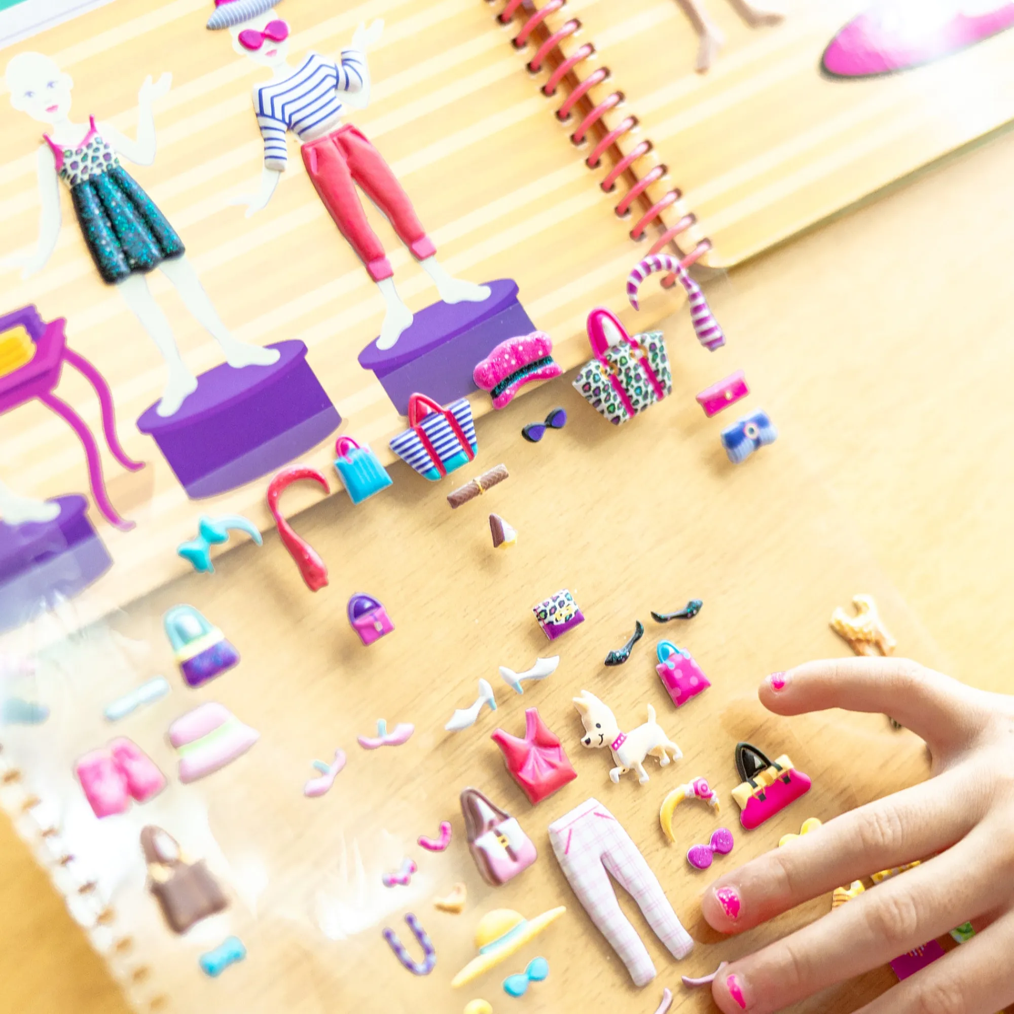 Puffy Sticker Activity Book - Day of Glamour>Melissa & Doug Sale