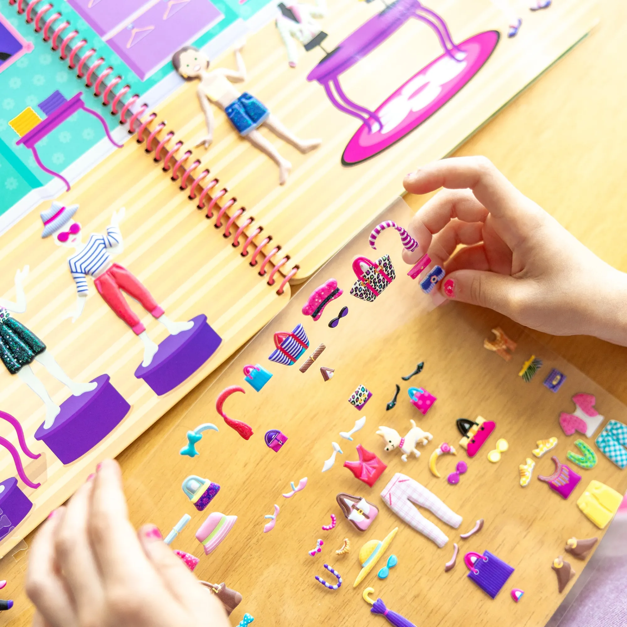 Puffy Sticker Activity Book - Day of Glamour>Melissa & Doug Sale