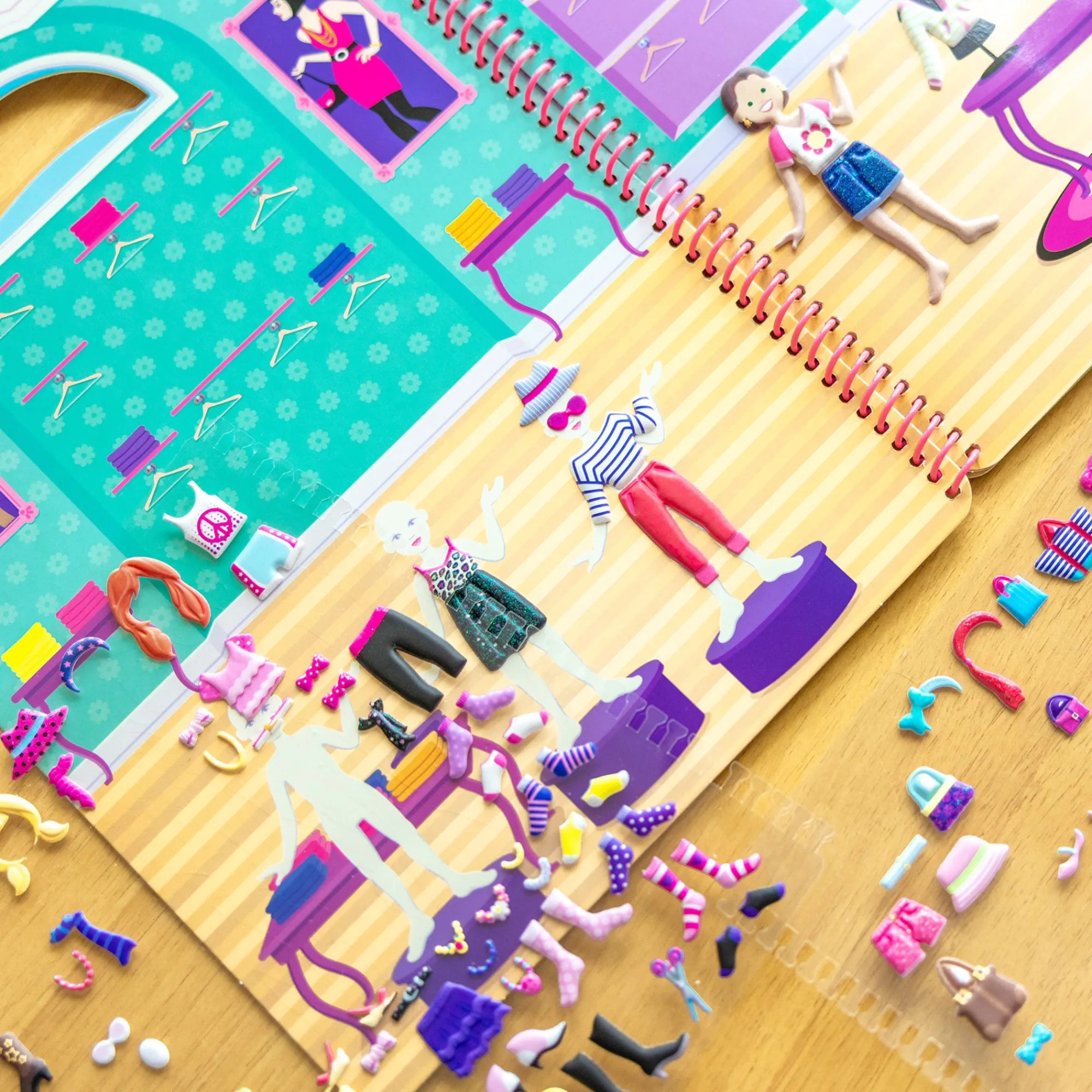 Puffy Sticker Activity Book - Day of Glamour>Melissa & Doug Sale