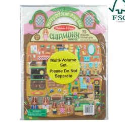 Puffy Sticker Play Set 3-Pack: On the Farm, Safari, Chipmunk House><noscript><img width=