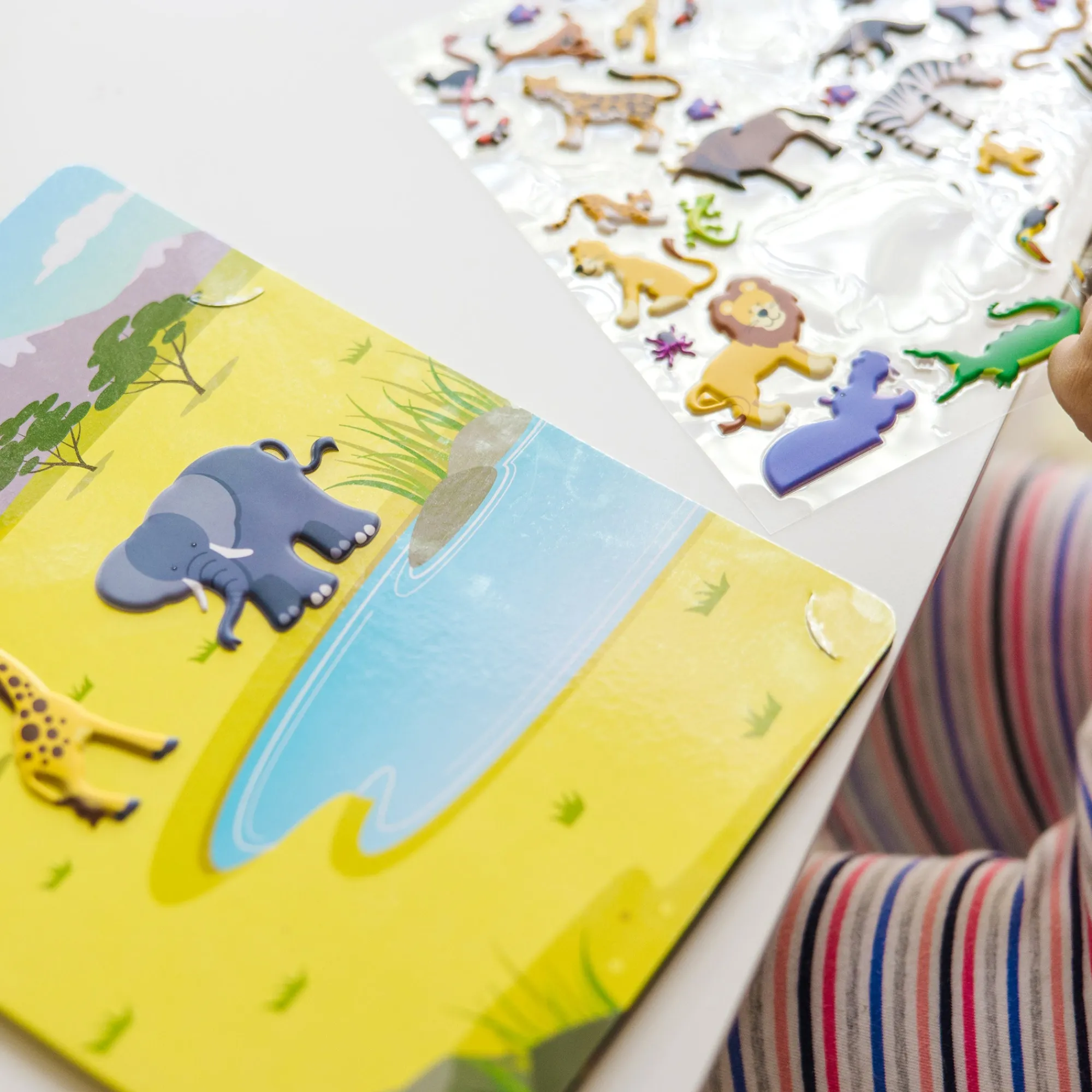 Puffy Sticker Play Set 3-Pack: Safari, Dinosaur, Ocean>Melissa & Doug Clearance