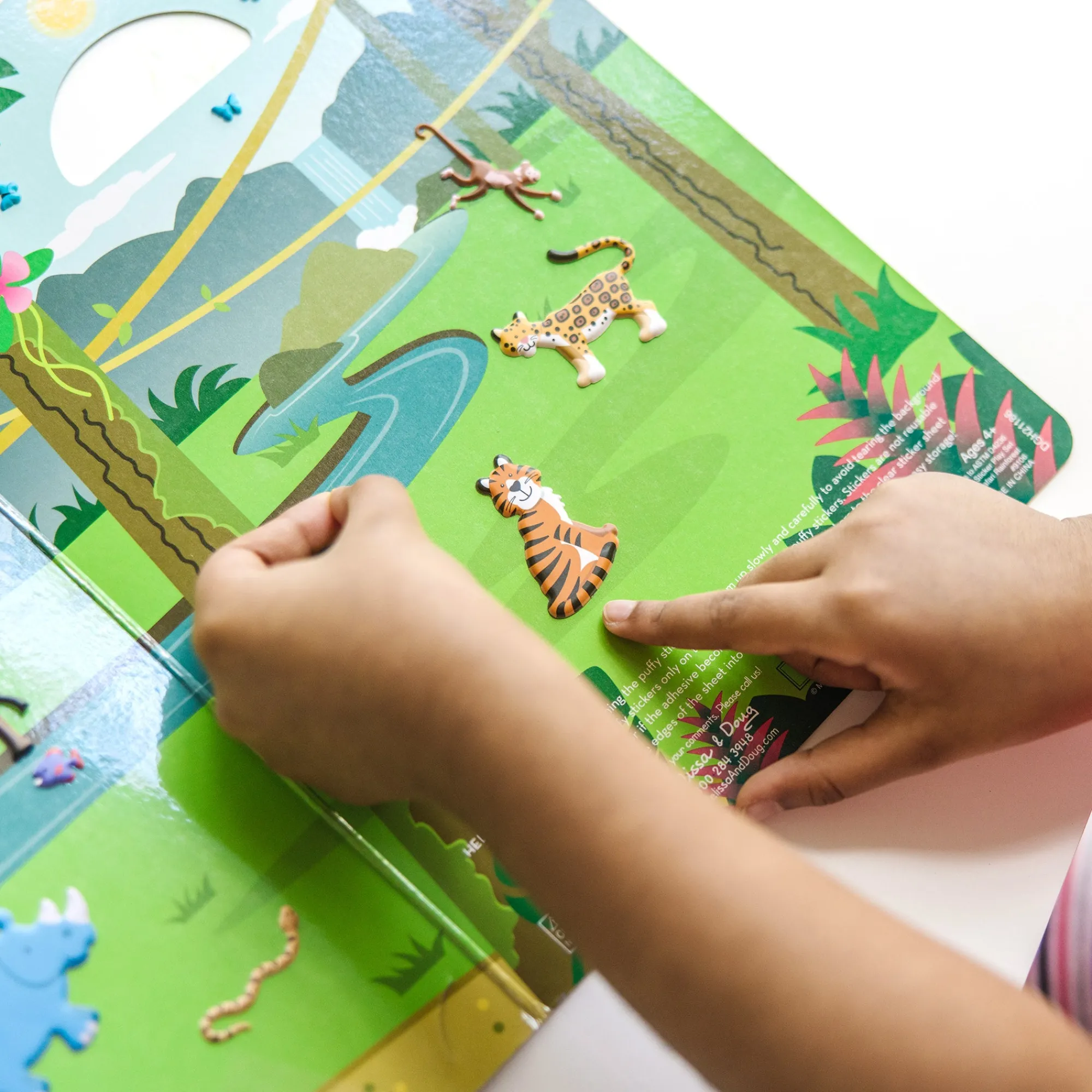 Puffy Sticker Play Set 3-Pack: Safari, Dinosaur, Ocean>Melissa & Doug Clearance
