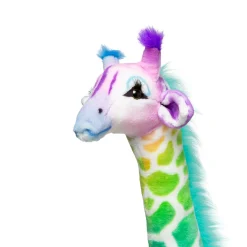 Rainbow Giraffe Lifelike Plush><noscript><img width=