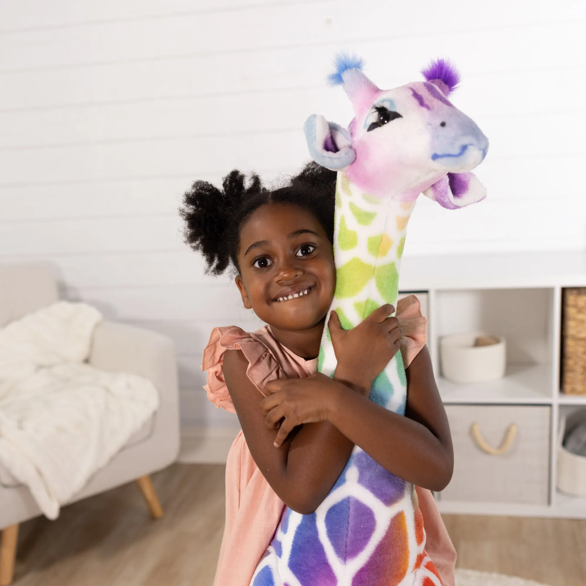 Rainbow Giraffe Lifelike Plush>Melissa & Doug Online