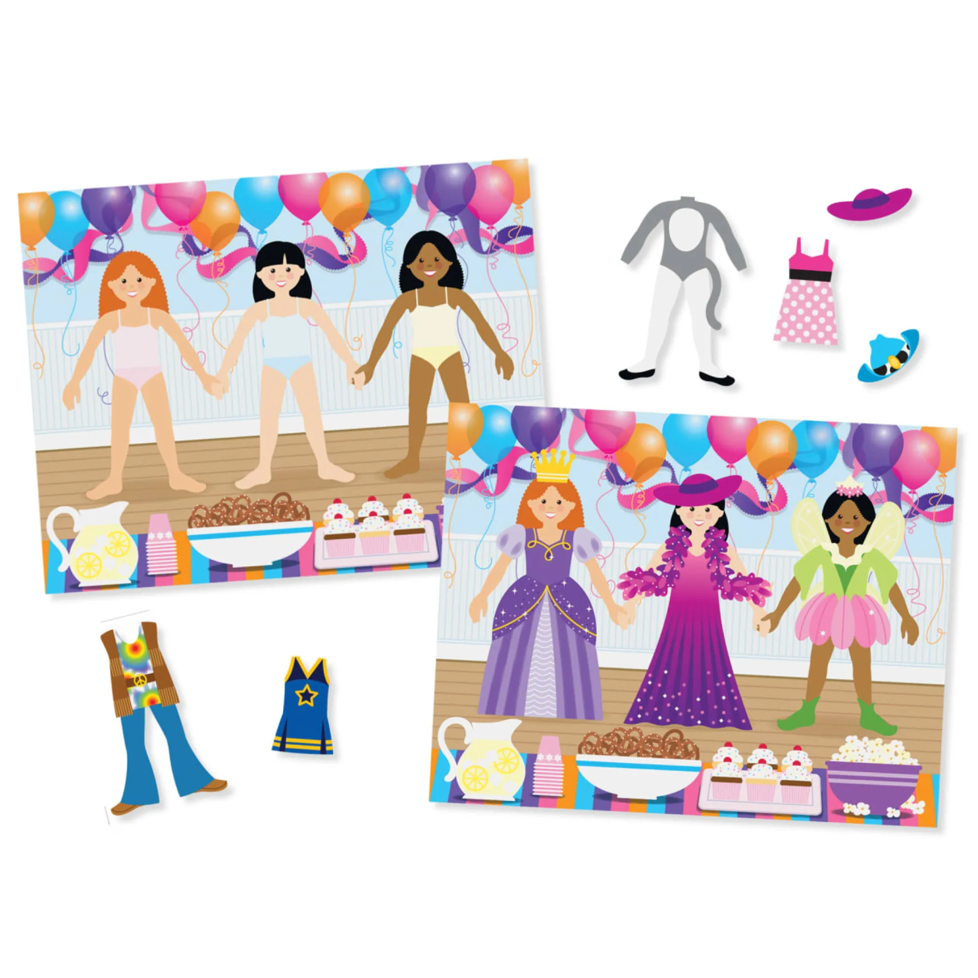Reusable Sticker Pad - Dress-Up>Melissa & Doug Clearance