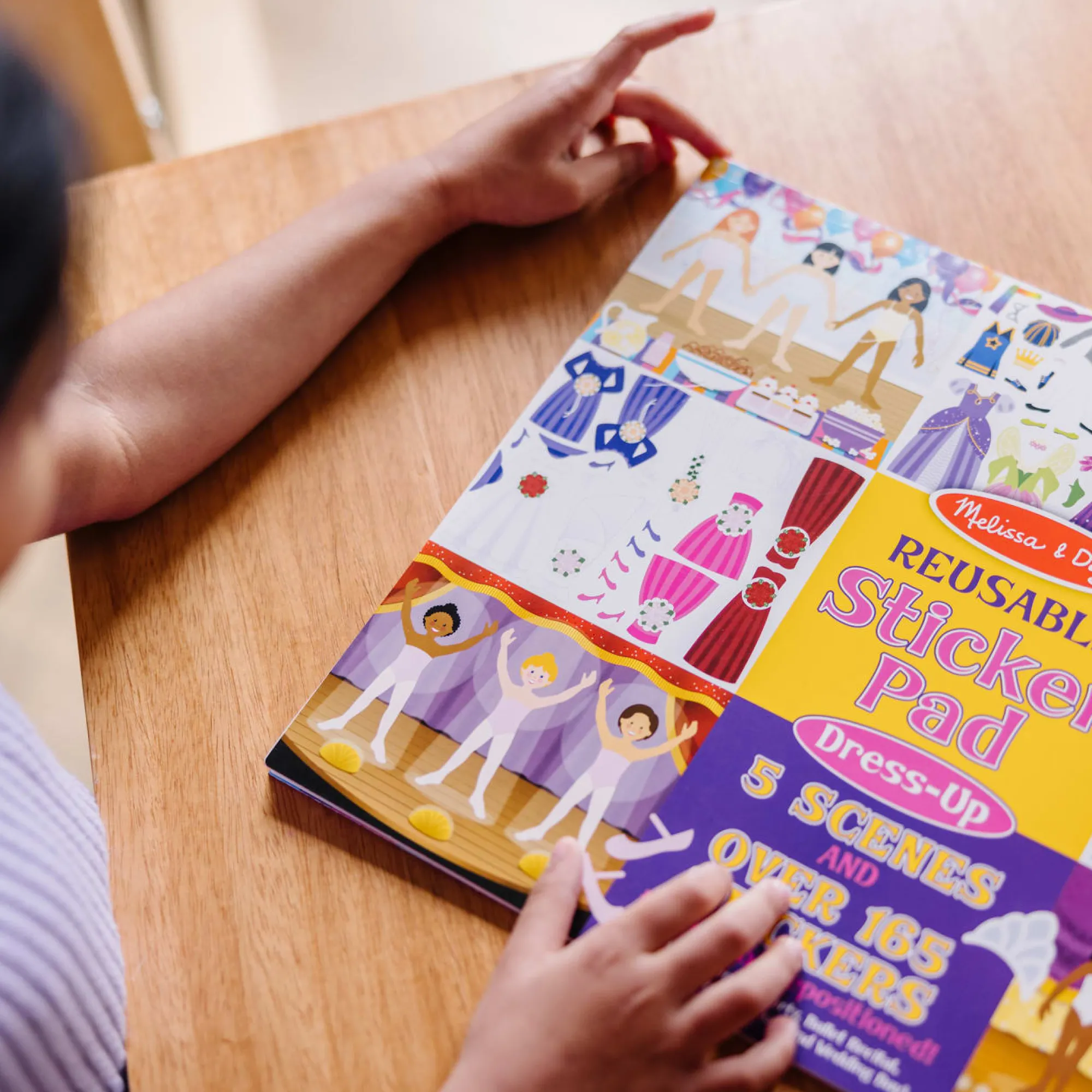 Reusable Sticker Pad - Dress-Up>Melissa & Doug Clearance