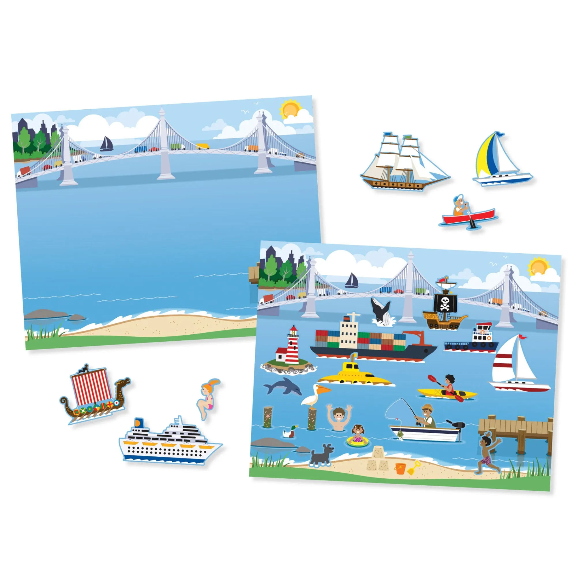 Reusable Sticker Pad - Vehicles>Melissa & Doug