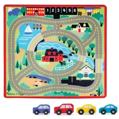 Round the Town Road Rug & Car Set>Melissa & Doug Sale