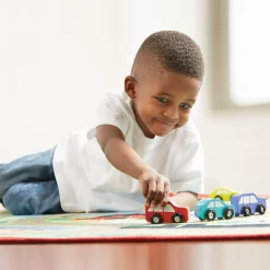 Round the Town Road Rug & Car Set>Melissa & Doug Sale