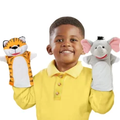 Safari Buddies Hand Puppets><noscript><img width=