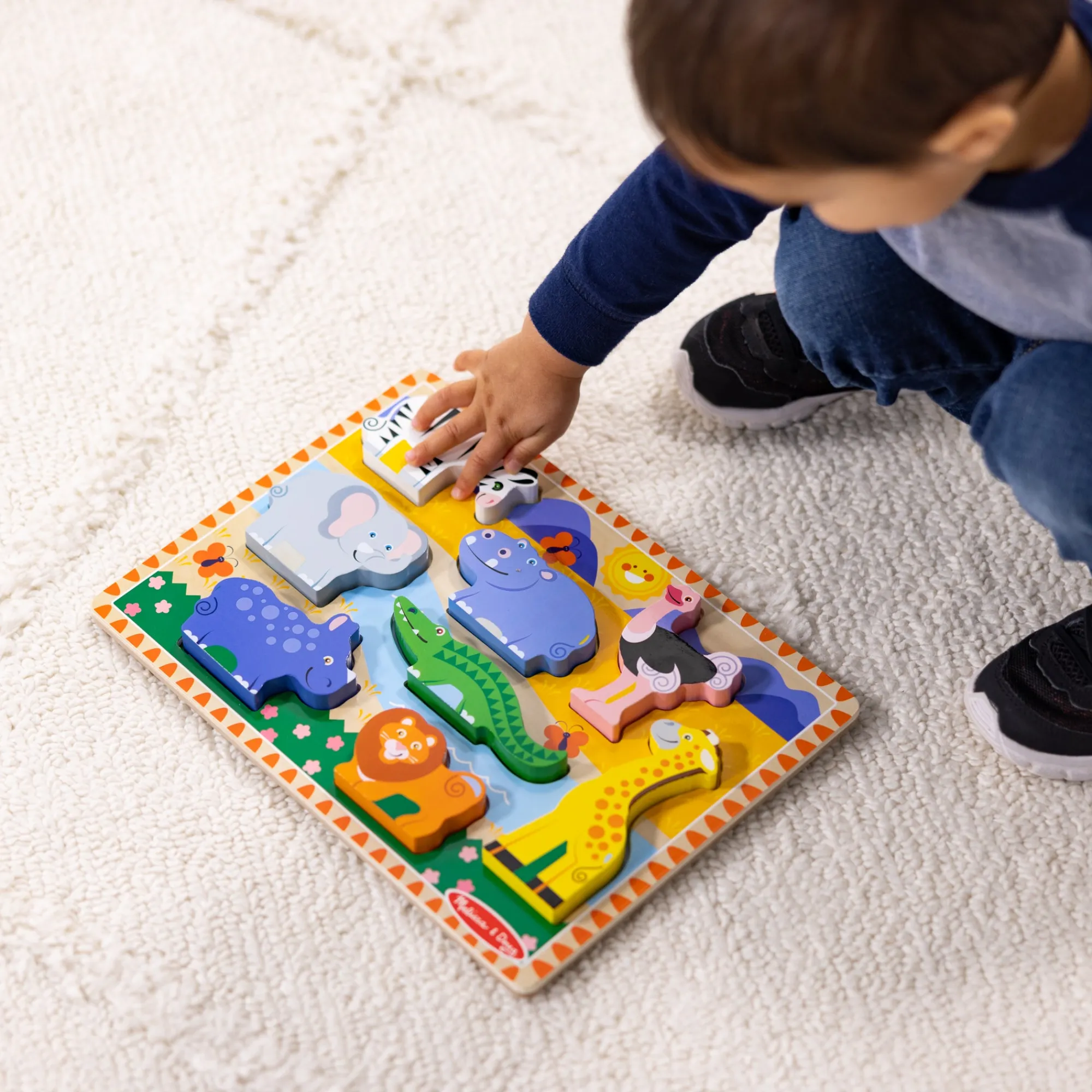 Safari Chunky Puzzle - 8 Pieces>Melissa & Doug New