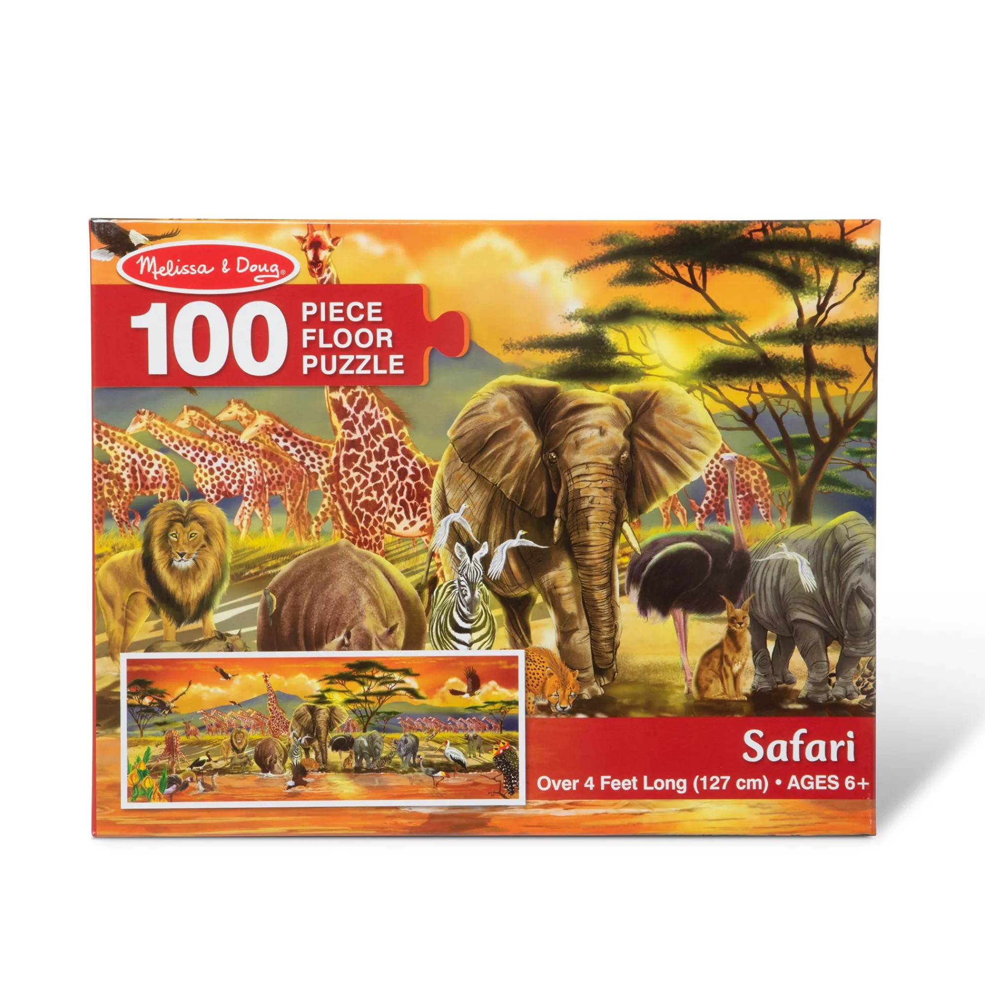 Safari Floor Puzzle - 100 Pieces>Melissa & Doug Sale