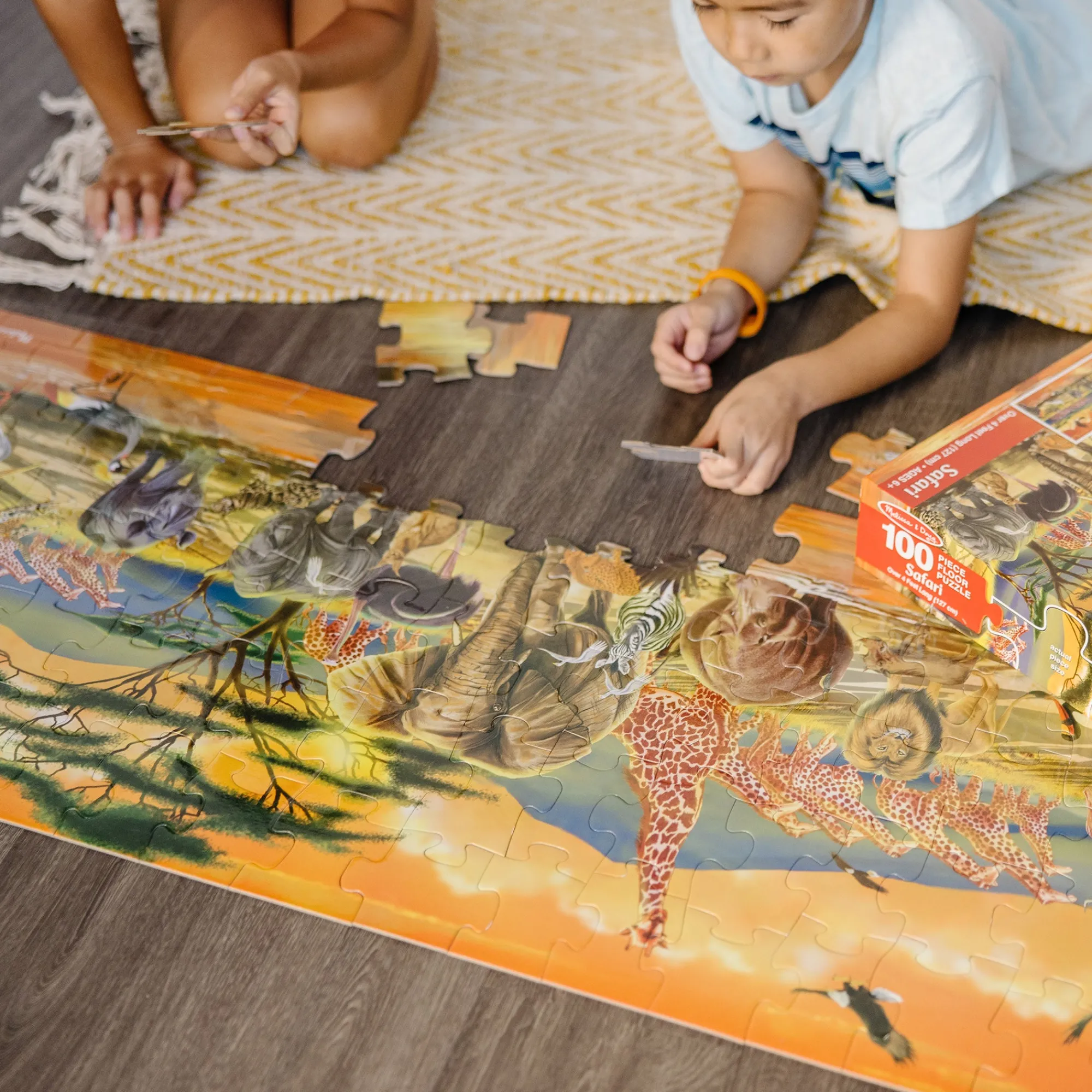Safari Floor Puzzle - 100 Pieces>Melissa & Doug Sale