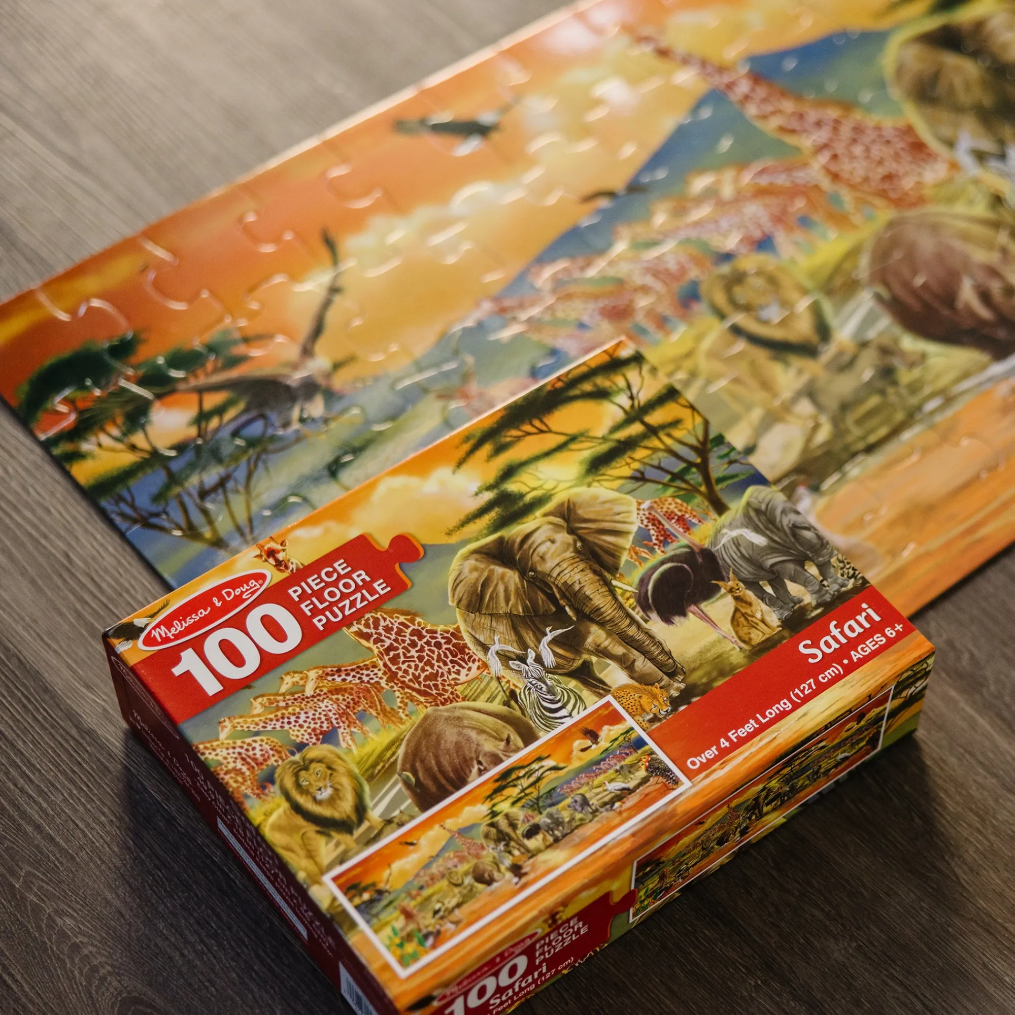 Safari Floor Puzzle - 100 Pieces>Melissa & Doug Sale