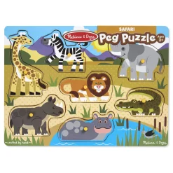 Safari Peg Puzzle - 7 Pieces><noscript><img width=