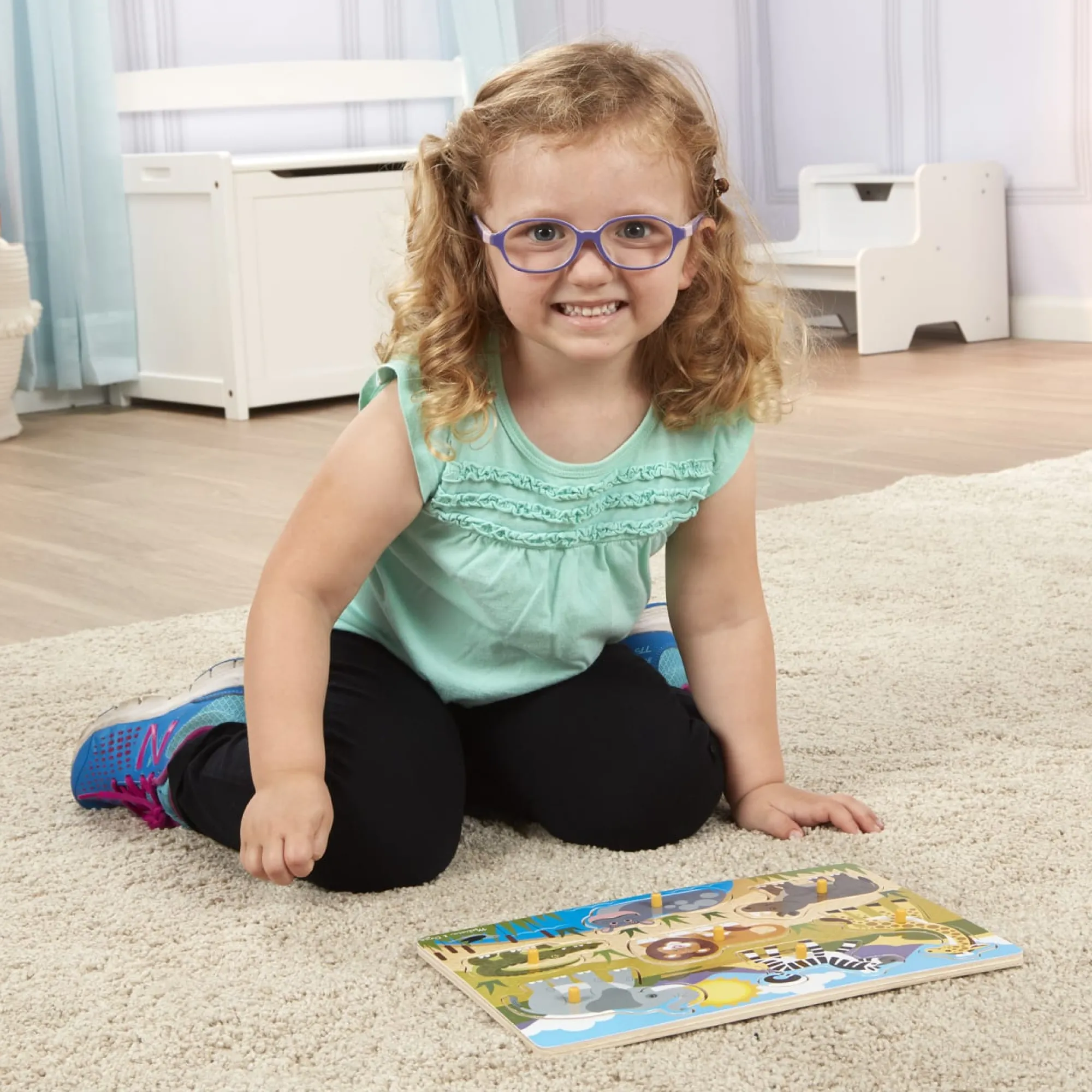 Safari Peg Puzzle - 7 Pieces>Melissa & Doug New