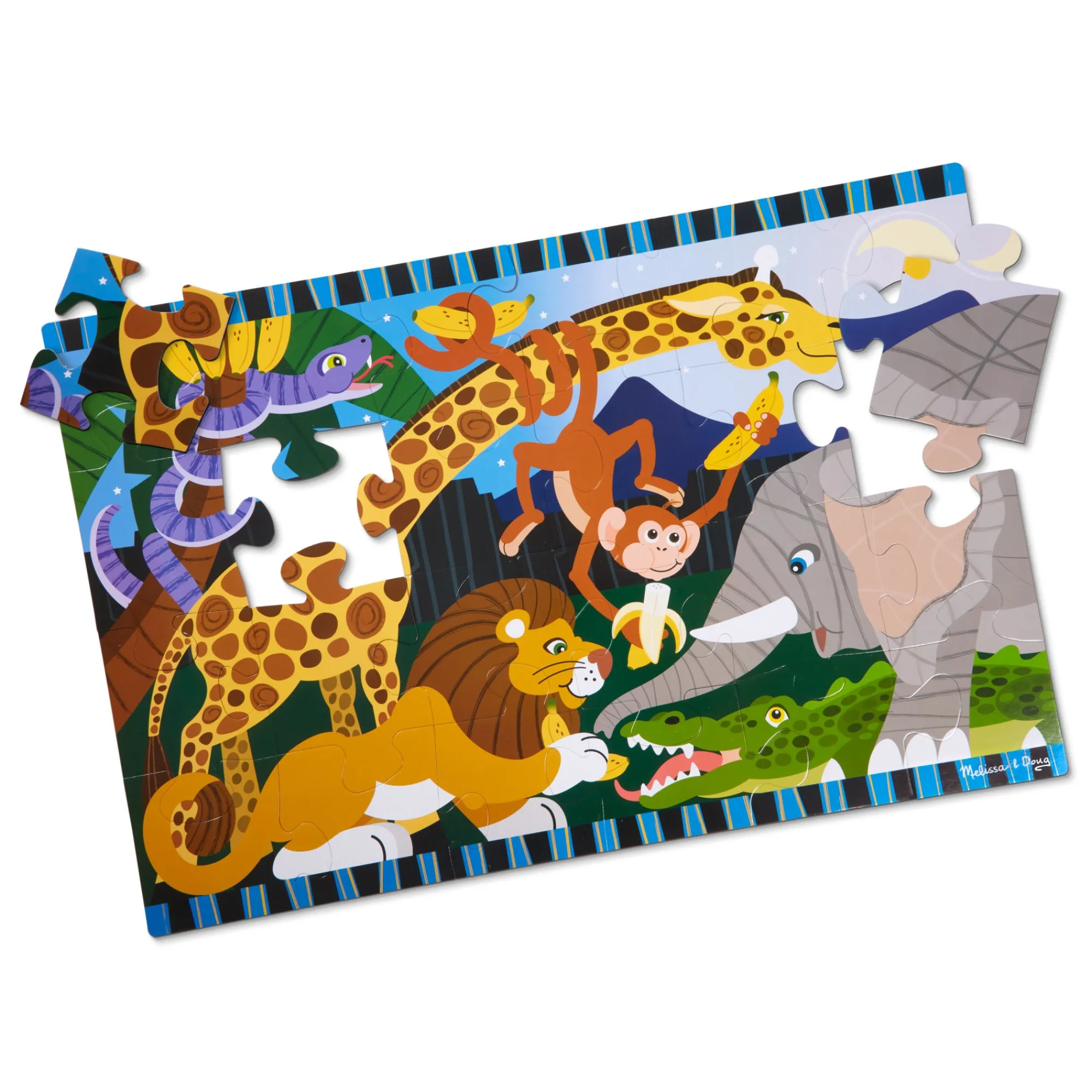 Safari Social Floor Puzzle - 24 Pieces>Melissa & Doug Clearance