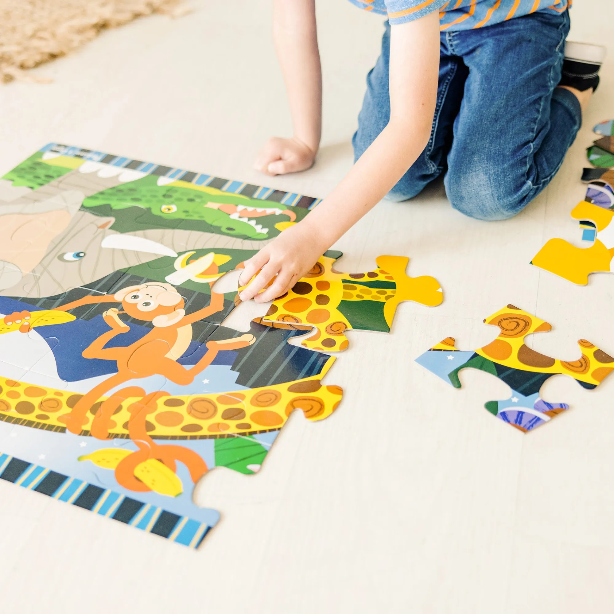 Safari Social Floor Puzzle - 24 Pieces>Melissa & Doug Clearance