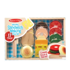 Sandwich Making Set - Wooden Play Food><noscript><img width=