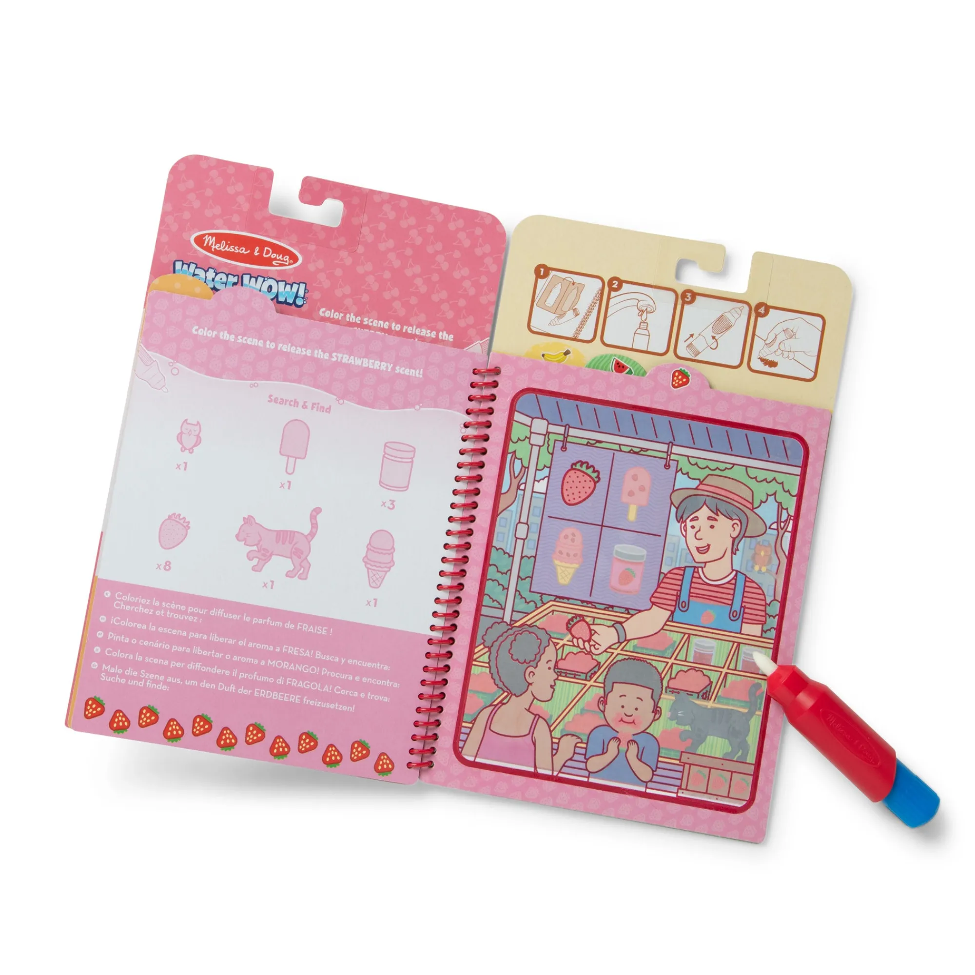 Scented Water WOW! Water-Reveal Pad - Fruit>Melissa & Doug Best