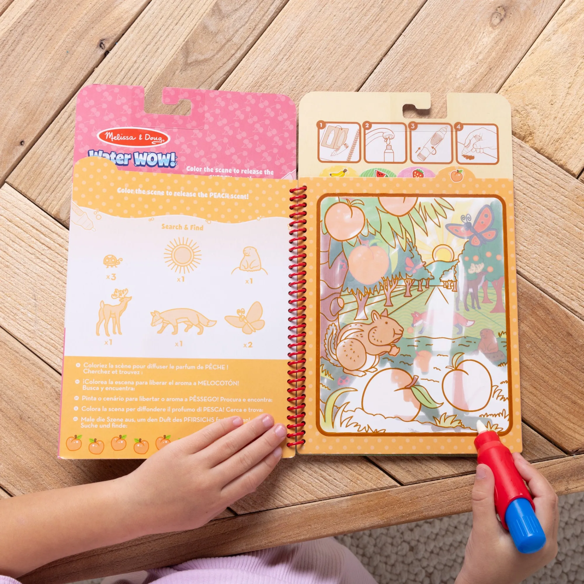 Scented Water WOW! Water-Reveal Pad - Fruit>Melissa & Doug Best