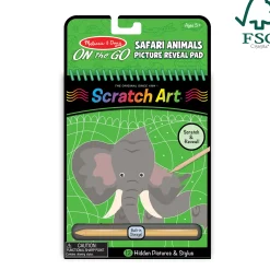 Scratch Art Pad Bundle - Vehicles Color-Reveal and Safari & Animal Hidden Pictures><noscript><img width=